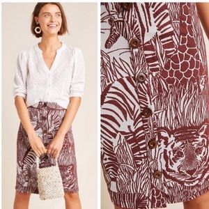 Anthropologie Mauve Jillian Knit Pencil Skirt